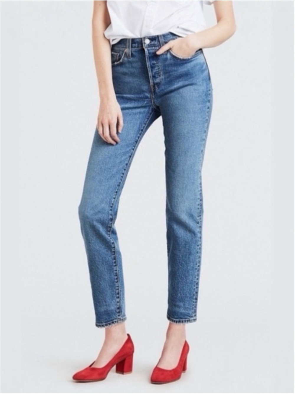 Levi's Wedgie Icon Fit Jeans These Dreams Blue Size 25